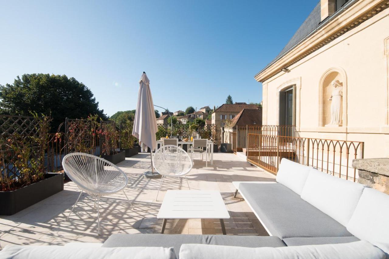 La Belle Terrasse Avec Climatisation Et Parking Prive Apartment Sarlat-la-Caneda Luaran gambar